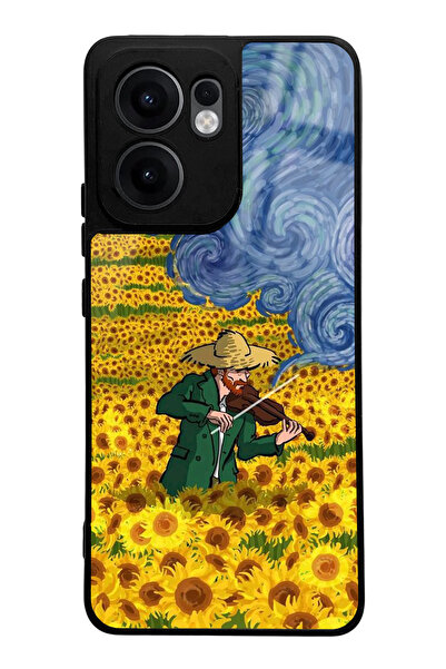 Spoyi Oppo Reno 13F Violinist Design Glossy Phone Case Compatible