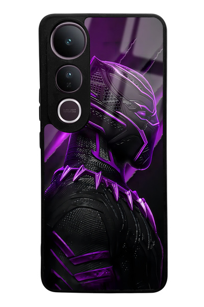 Spoyi Vivo V50 Lite Black Panther Design Glossy Phone Case Compatible