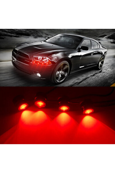 Choice3 ضوء عين النسر الأحمر 4 في 1 LED للسيارة تحذير الطوارئ ضوء فلاش ستروب ...