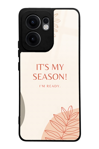 Spoyi Oppo Reno 13F Compatible Season Design Glossy Phone Case