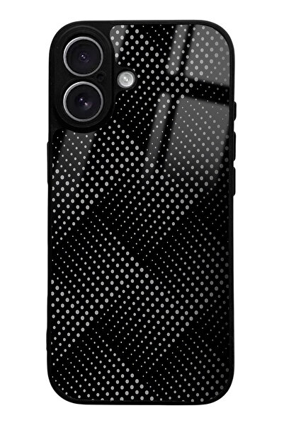 Spoyi Black and Gray Designed Glossy Phone Case Compatible with iPhone 17