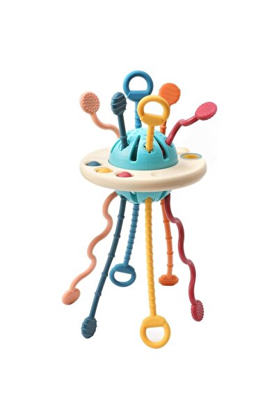 iTin Jucarie OZN Montessori, senzoriala pentru bebelusi 0-24 luni, pentru calatorii, educationala