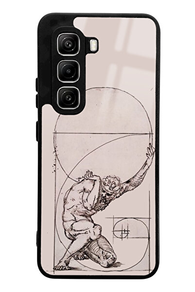 Spoyi Infinix Hot 50 Pro Compatible Sculptural Design Glossy Phone Case