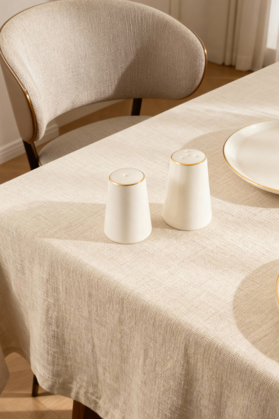 Fecra Ivory Tuzluk ve Biberlik Altın Yaldızlı