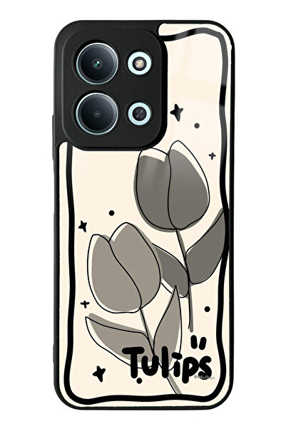 Spoyi Xiaomi Redmi 15C 4g Compatible Tulips Design Glossy Phone Case