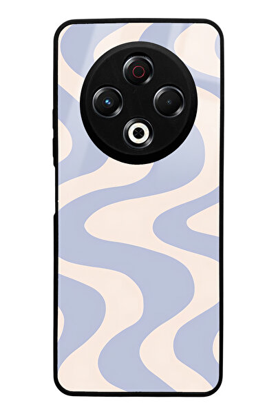 Spoyi Tecno Spark 30 Compatible Wave Effect Design Glossy Phone Case