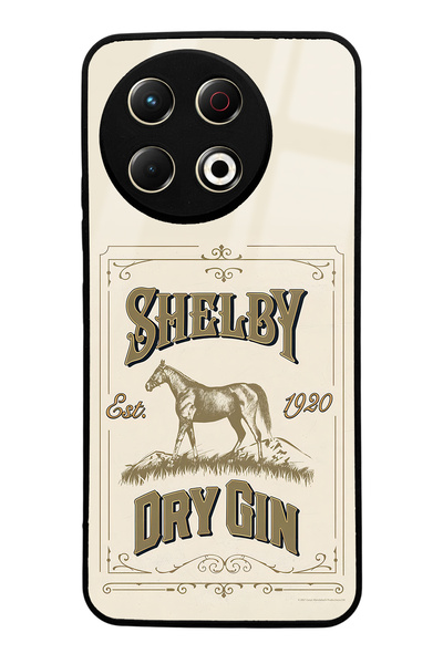 Spoyi Tecno Spark 30 Pro Peaky Blinders Shelby Dry Gin Design Glossy Phone Case Compatible