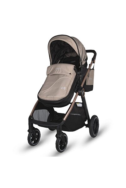 HAPI Soley 3 in 1 convertible stroller, Aluminum frame, Large wheels, Suspension, iSize car seat, Carrycot