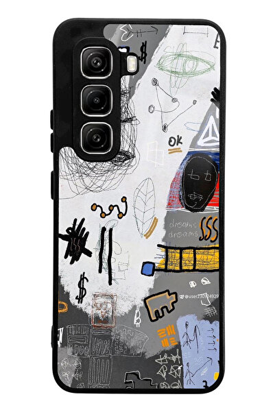 Spoyi Infinix Hot 50 Pro Math Board Design Glossy Phone Case Compatible