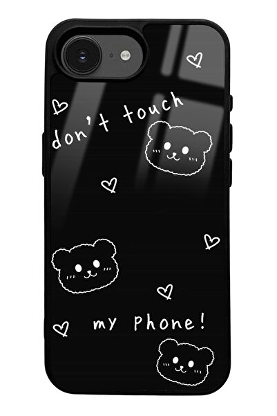 Spoyi iPhone 16E Don'T Touch Designed Glossy Phone Case