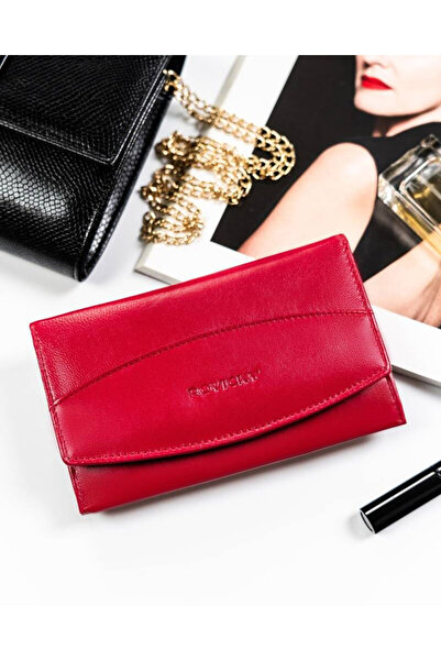 Other Women's leather wallet with embossed flap - Rovicky