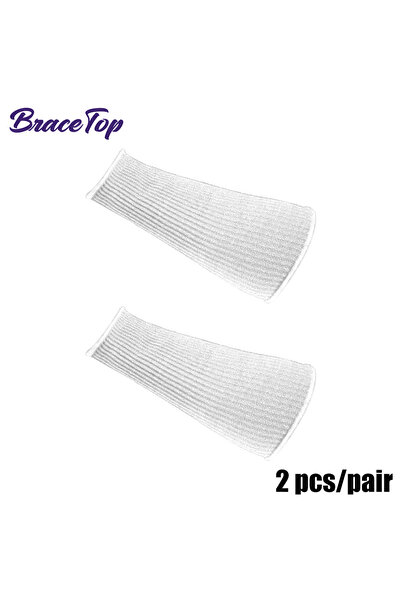 Choice White Arm Sleeve BraceTop Arm Protectors for Bruising Cut, Burn Heat R...