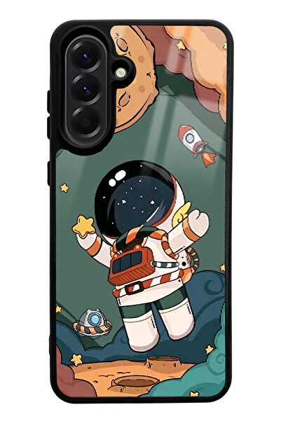 Spoyi حافظة هاتف لامعة بتصميم رائد فضاء أنيمي متوافقة مع سامسونج A56