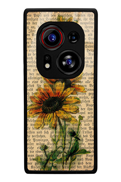 Spoyi حافظة هاتف تكنو فانتوم إكس2 برو بتصميم زهرة الشمس اللامعة