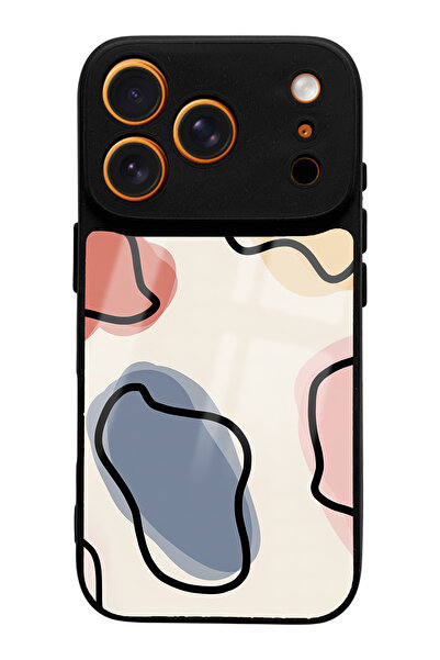 Spoyi iPhone 17 Pro Nude Milky Design Glossy Phone Case