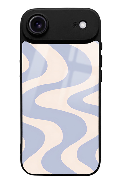 Spoyi iPhone 17 Air Wave Effect Design Glossy Phone Case Compatible