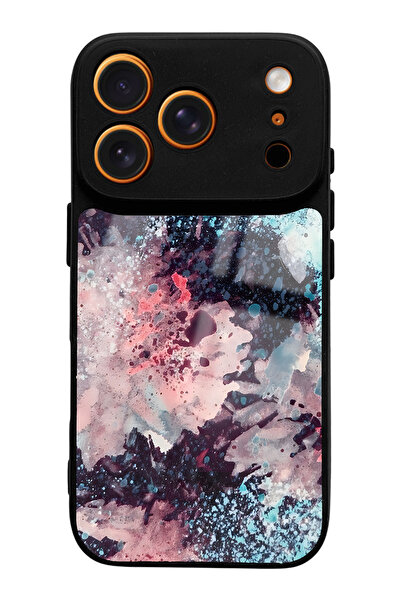 Spoyi Color Explosion Design Glossy Phone Case Compatible with iPhone 17 Pro