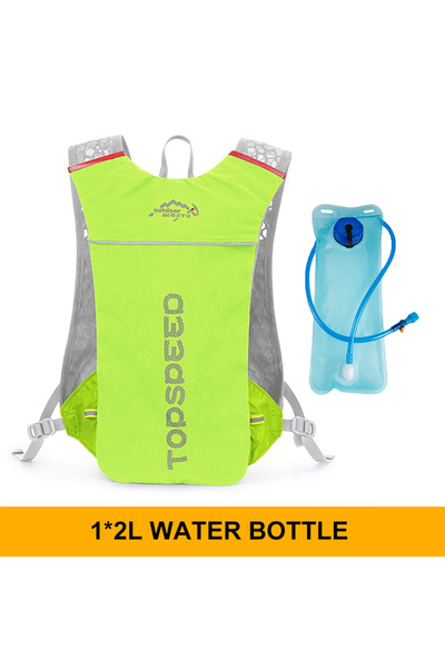 Choice حقيبة مياه صفراء سعة 2 لتر للجري في الهواء الطلق على الطرق الوعرة وحقي...
