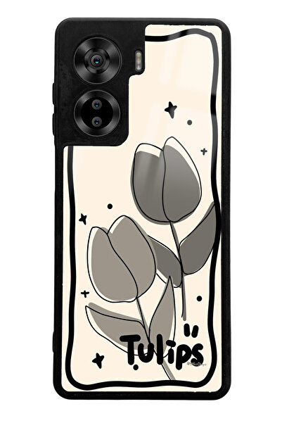 Spoyi Casper Via X40 Compatible Tulips Design Glossy Phone Case