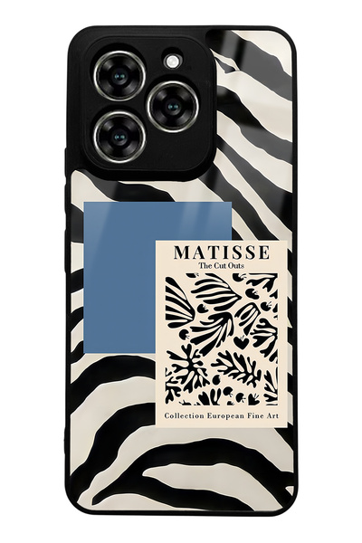 Spoyi Reeder S919 Compatible Zebra Matısse Designed Glossy Phone Case