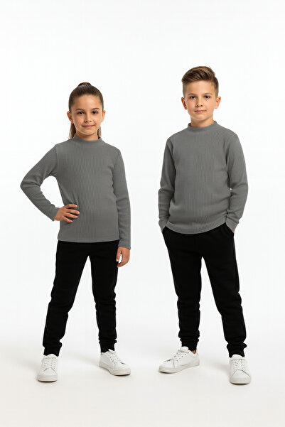 Shifre Yarım Balıkçı Yaka Çocuk Body