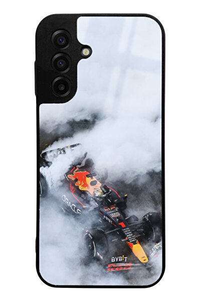 Spoyi حافظة هاتف سامسونج A17 بتصميم فورمولا 1 لامعة متوافقة