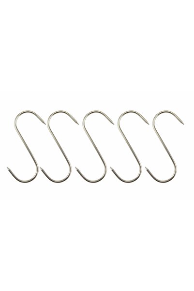 Perfect Home Set stainless steel hooks 5 pcs for ham, bacon, cold cuts