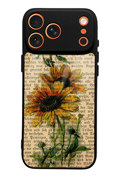 Spoyi Sunflower Design Glossy Phone Case Compatible with iPhone 17 Pro Max