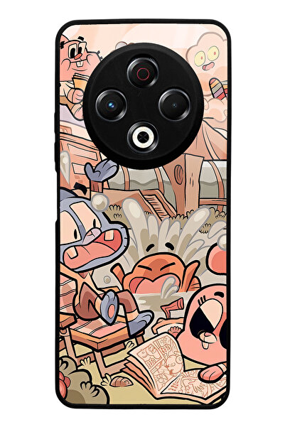 Spoyi Tecno Spark 30 Compatible Gumball Design Glossy Phone Case