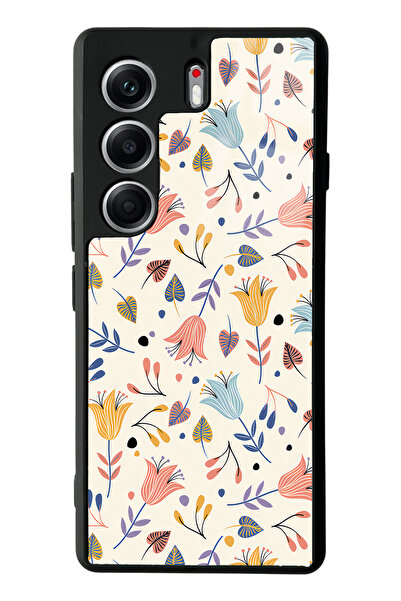 Spoyi Tecno Camon 40 Pro Compatible White Banded Design Glossy Phone Case