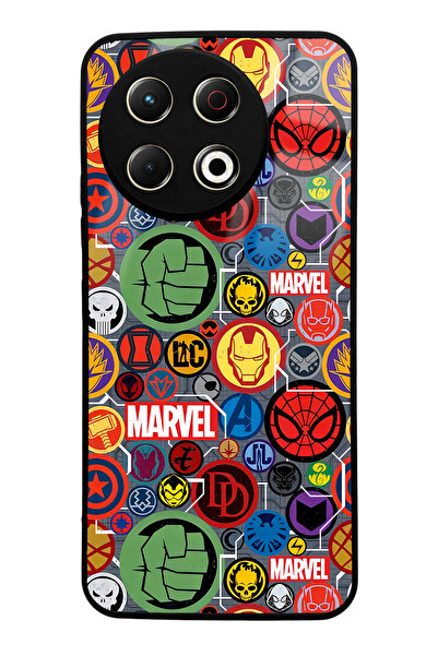Spoyi Tecno Spark 30 Pro Marvel Face Design Glossy Phone Case