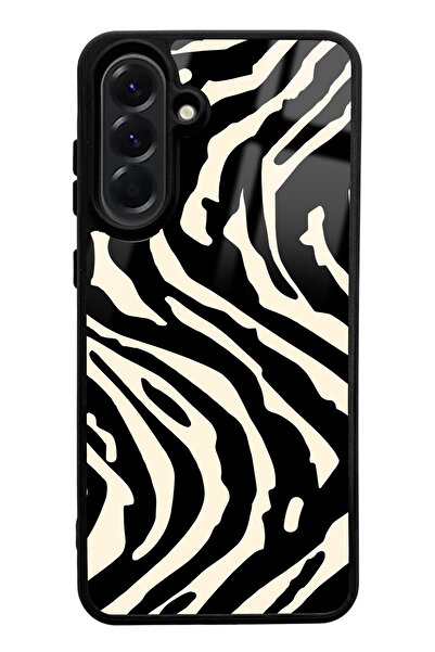 Spoyi A56 Zebra Design Glossy Phone Case Compatible
