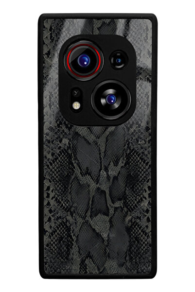 Spoyi حافظة هاتف تكنو فانتوم إكس2 برو بتصميم جلد الثعبان اللامع