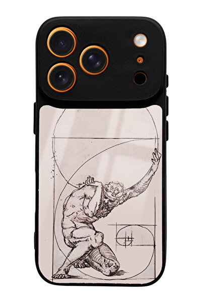 Spoyi iPhone 17 Pro Compatible Sculpture Design Glossy Phone Case