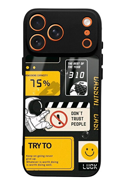 Spoyi iPhone 17 Pro Max Try to Designed Glossy Phone Case Compatible