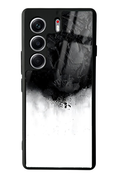 Spoyi Tecno Camon 40 Pro Black Smoke Design Glossy Phone Case Compatible