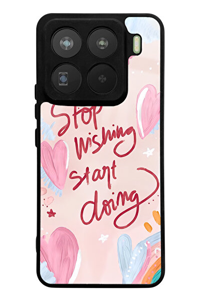 Spoyi حافظة هاتف لامعة بتصميم شعار وردي متوافقة مع هاتف Xiaomi Mi 15 Pro