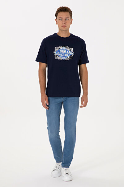 U.S. Polo Assn. Men's Navy Blue T-Shirt 50324811-Vr033