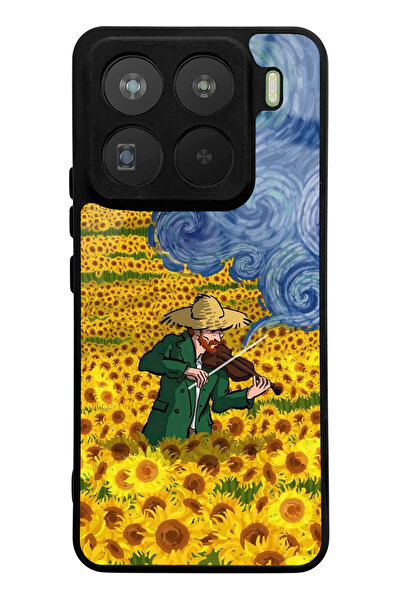 Spoyi Xiaomi Mi 15 Pro Compatible Violinist Design Glossy Phone Case