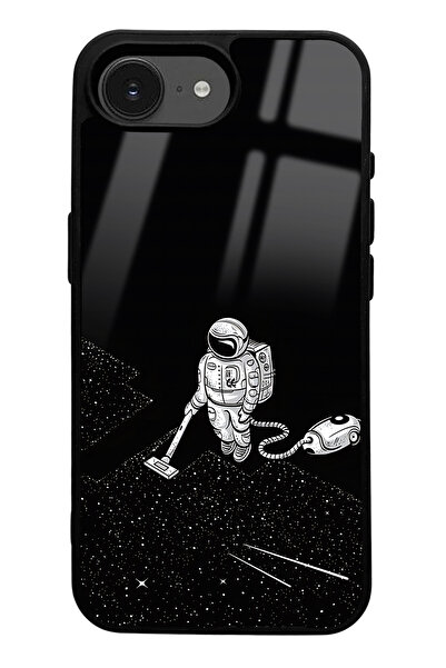 Spoyi iPhone 16E Astronaut Tatiana Designed Glossy Phone Case