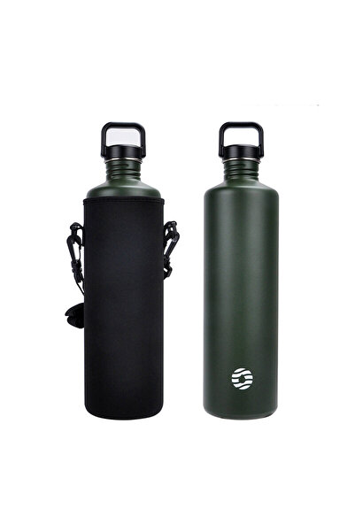 Choice 2000L 2L Army Green FEIJIAN Stainless Steel Water Bottle Portable Cycling Sports Bottle Leakproof BP