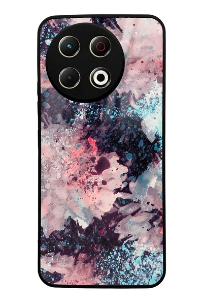 Spoyi Tecno Spark 30 Pro Color Explosion Design Glossy Phone Case