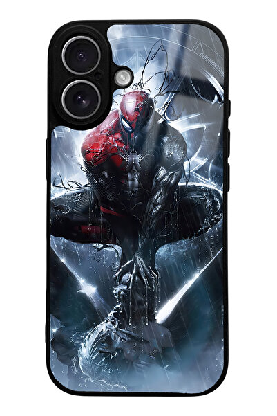 Spoyi iPhone 17 Compatible Spiderman Design Glossy Phone Case