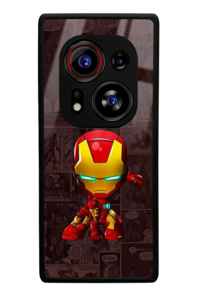 Spoyi Tecno Phantom X2 Pro Iron Man Design Glossy Phone Case Compatible