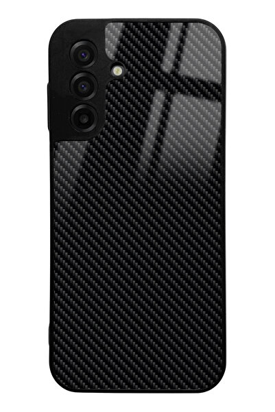 Spoyi Samsung A17 Compatible Carbon Design Glossy Phone Case