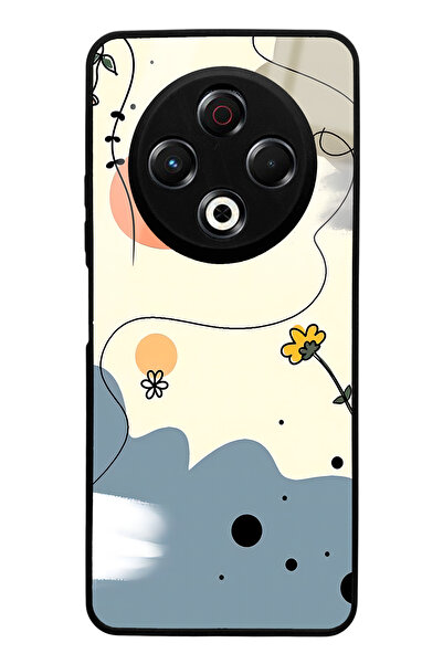 Spoyi Tecno Spark 30 Nude Daisy Design Glossy Phone Case