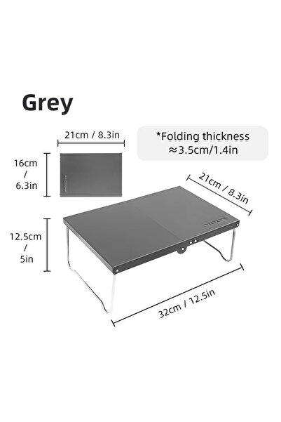 Choice طاولة أوبورن للتخييم المحمولة القابلة للطي وطاولات القهوة الصغيرة وخفيفة الوزن للمشي لمسافات طويلة في الهواء الطلق وطاولة النزهة في ماريلاند