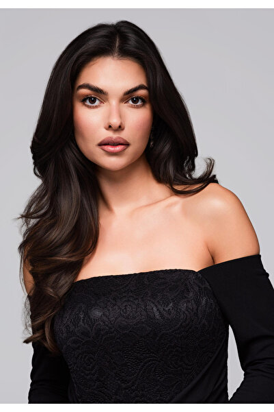 OMBRE Evening dress LA-OM-DLR243 - black