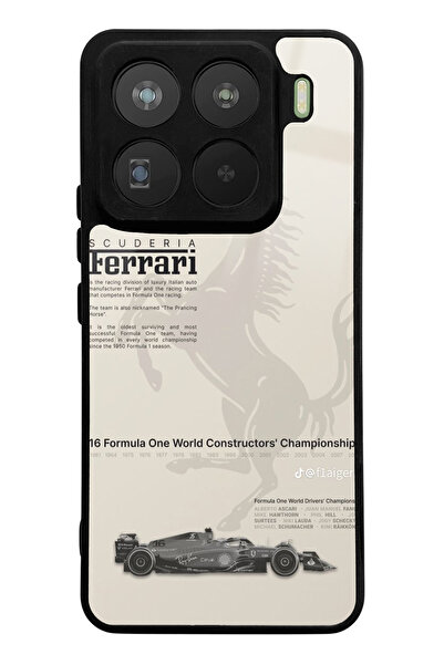 Spoyi Xiaomi Mi 15 Pro Ferrari Design Glossy Phone Case Compatible