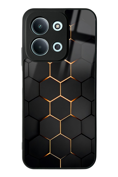 Spoyi Xiaomi Redmi 15C 4g Yellow Carbon Design Glossy Phone Case Compatible